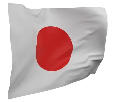 Japan flag isolated Stock Illustration