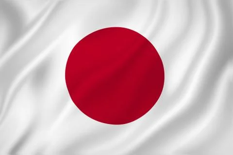 Japan flag Stock Photos