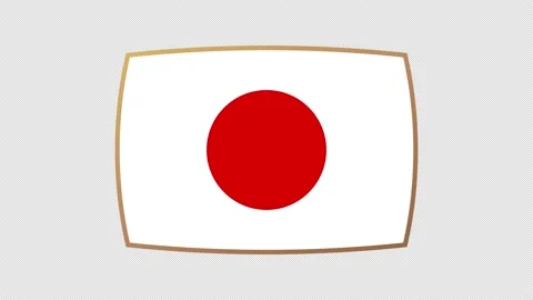 japan flag presentation animation set. F... | Stock Video | Pond5
