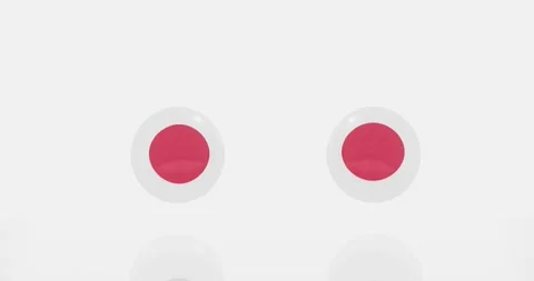 Japan flag symbol Stock Footage 184828713