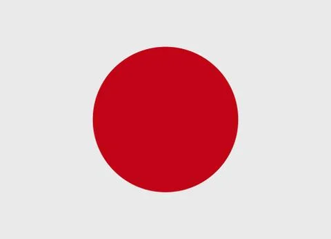 Japan flag vector イラスト素材
