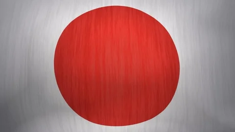 Japan flag waving in wind 스톡 동영상 106134250