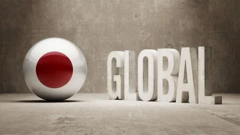 Japan. Global  Concept. Stock Illustration