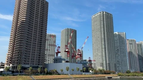 Japan High-rise condo Tokyo Shinonome 20... | Stock Video | Pond5