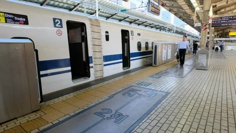 Japan High Speed Train Stock Footage 94433337
