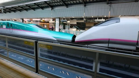 Japan High Speed Train Stock-Footage 94433368