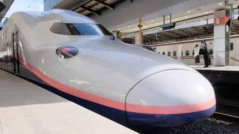 Japan High Speed Train Stock-Footage 94789660