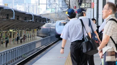 Japan High Speed Train Stock Footage 94833632