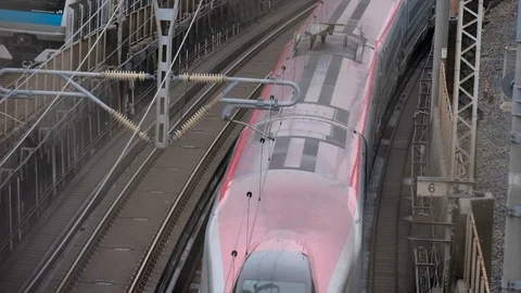 Japan High Speed Train Stock-Footage 95534951