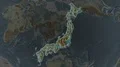 Japan - hub of the world. Relief 4k or 4k+ Resolution