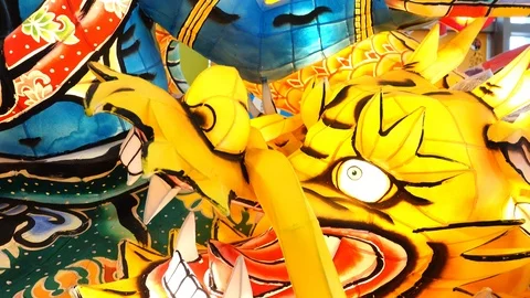 Japan latern Video stock 92113523