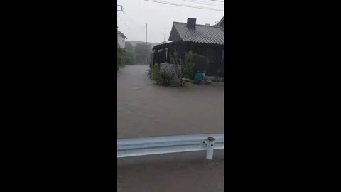 Japan: Level 5 Alert Issued as Torrential Rains Trigger Flooding, Landsli... Stock Footage 340002730