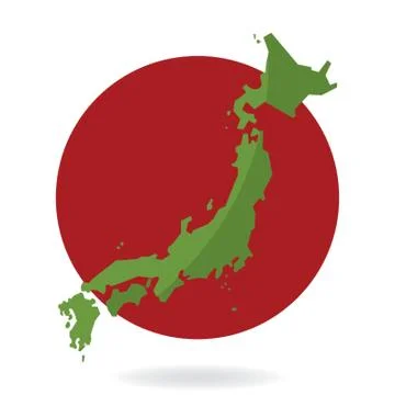 Japan Map Stock-Illustration