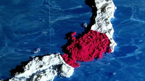 Japan map - zoom out Stock Footage 8829498