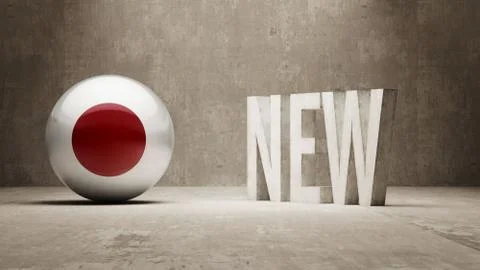 Japan. New Concept. Stock Illustration