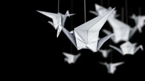 Japan origami Stock Footage