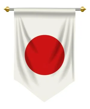 Japan Pennant Stock Illustration