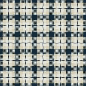 Japan plaid seamless pattern, multicolored textile tartan check. Industry v.. Stock Illustration