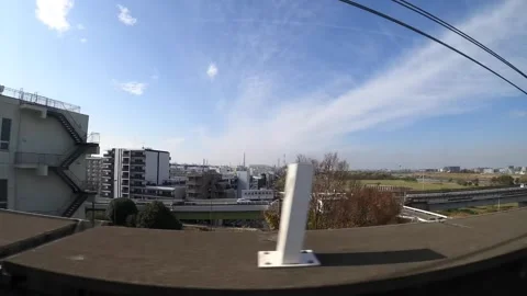 Japan Shinkansen train window view Stock Footage 234650205