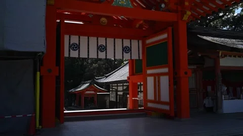 Japan shinto shrine Stock Footage 330760127