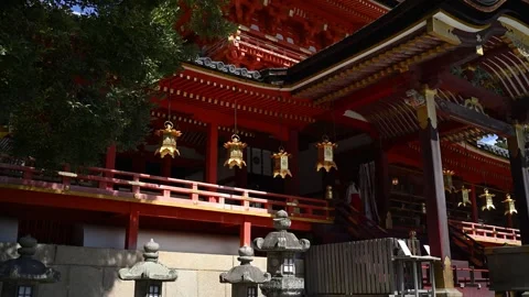 Japan shinto shrine Stock Footage 330760134