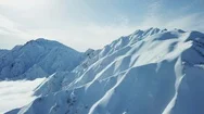 Japan Ski Resort Aerial 2 Stock Footage