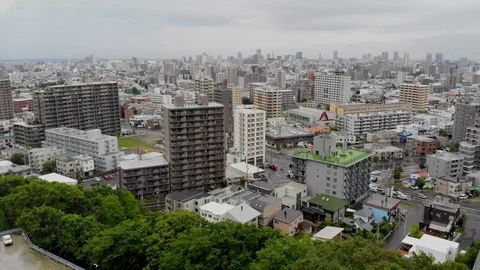 Japan skyline Stock Footage 122594251