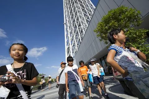 Japan Skytree - Aug 2012 Stock Photos