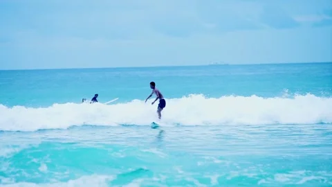 Japan surfing Stock Footage 289357560