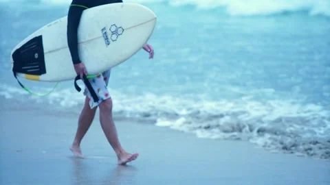 Japan surfing Stock Footage 289357633