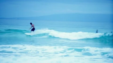 Japan surfing Stock Footage 289357665
