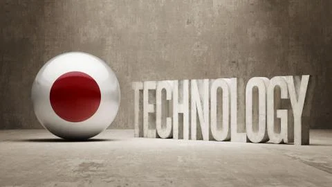 Japan. Technology Concept. Stock Illustration