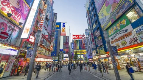 Tokyo, Japan, Time Lapse Video, Best of Tokyo Street Videos 