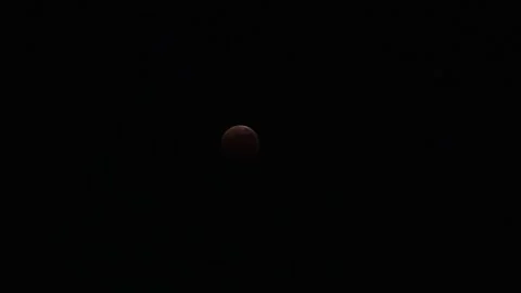 JAPAN : A total lunar eclipse coinciding with a lunar occultation of Uranus. Stock Footage 249567870