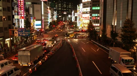 Japan Traffic Sakuya Stock Footage 5228601