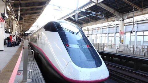 Japan train Видео 92110381