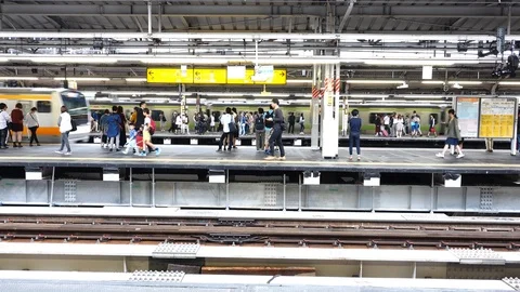 Japan train Stock Footage 92190939