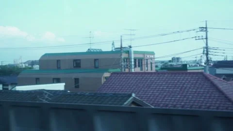 Japan Train View Stock Footage 160814243