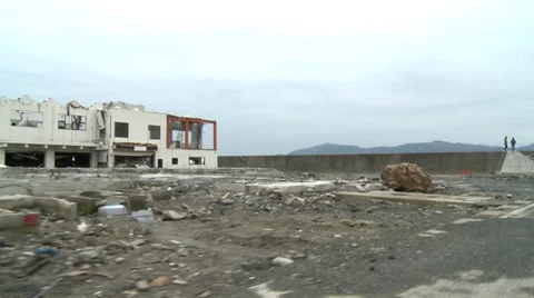 Japan Tsunami of 3-11 2011 Video stock 32136505