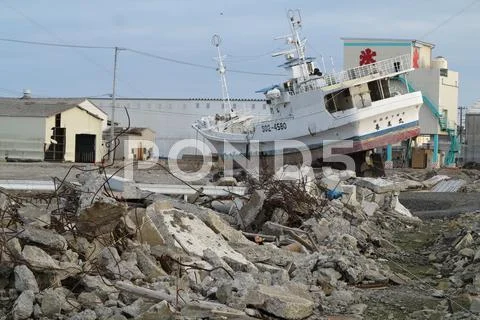 Japan Tsunami Stock Photos