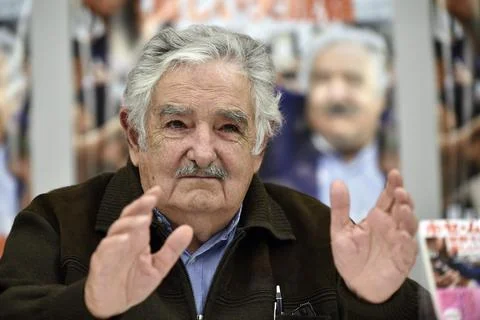 Japan Uruguay Literature Mujica - Apr 2016 Stock Photos