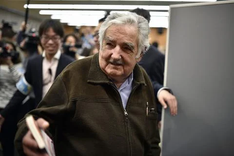 Japan Uruguay Literature Mujica - Apr 2016 Stock Photos