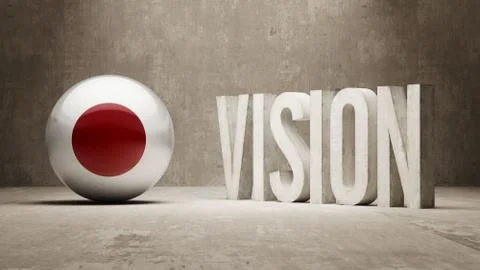 Japan. Vision Concept. Stock Illustration