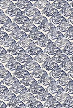 Japan wave seamless pattern Stock-Illustration