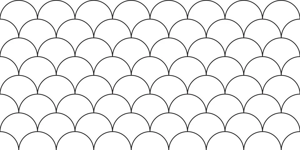 Japan wave seamless pattern vector ocean line isolated Stock Illustration