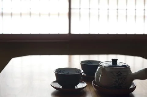 Japanease Tea set Stock Photos