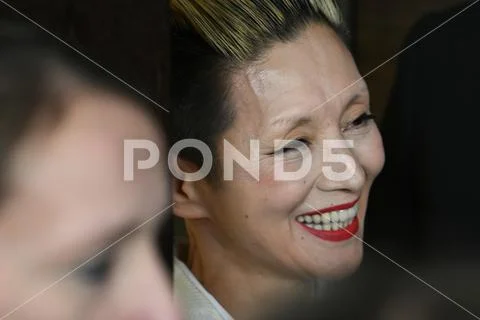 Japanese actress Mari Natsuki during the 68th Berlinale 2018 Stock Photos