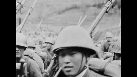 Japanese Soldier Stock Footage ~ Royalty Free Stock Videos