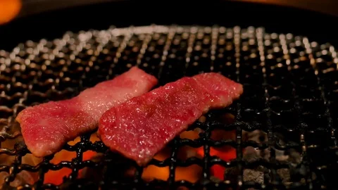 Japanese barbecue Stock Footage 80509740