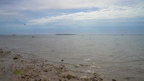 Japanese beautiful beach Stock Footage 156778893